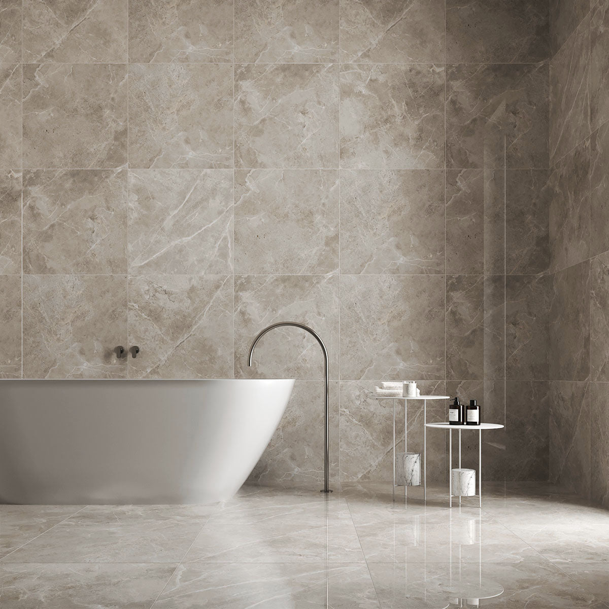 Provbit Klinker Pulpis Dark Grey Marmor Blank 60x60