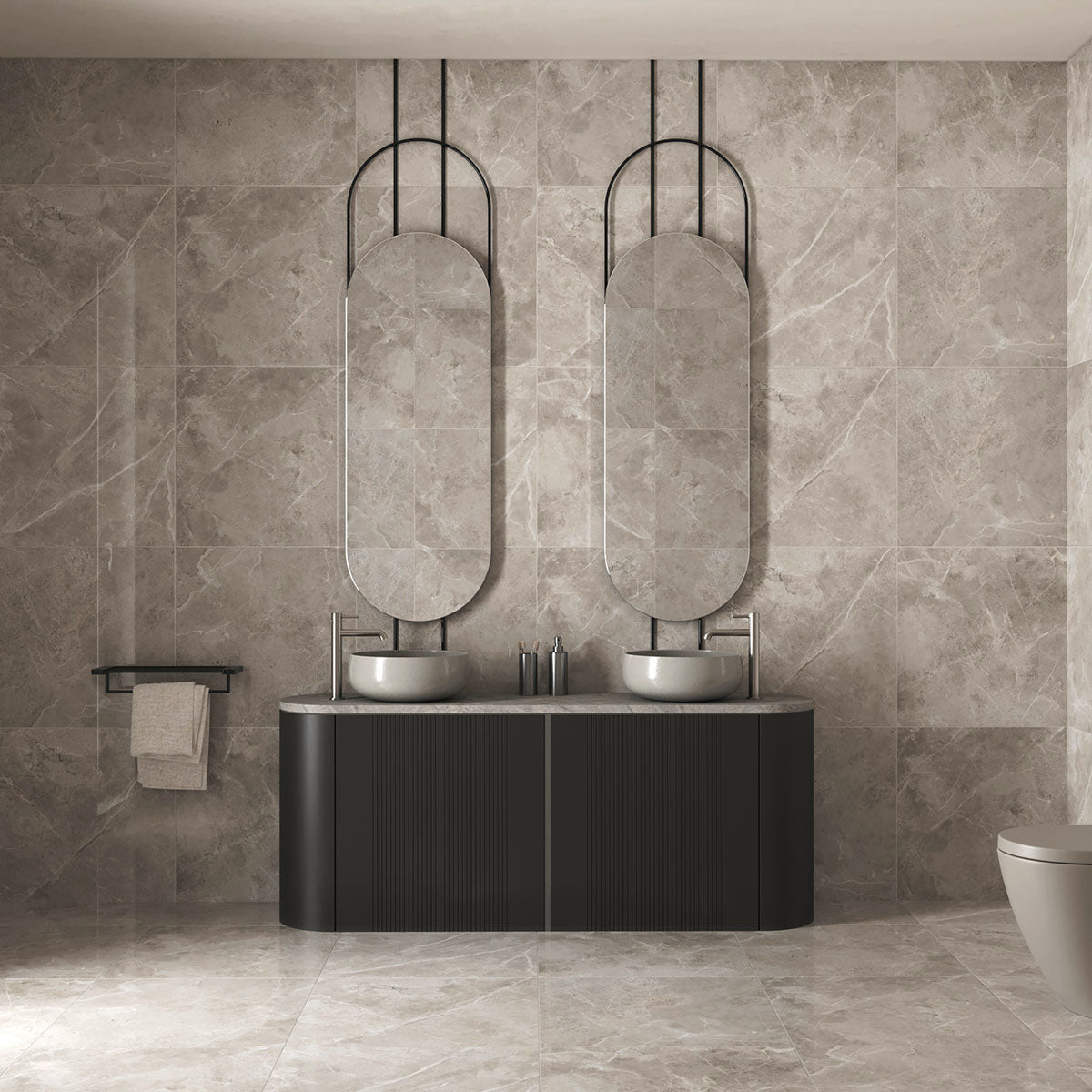 Klinker Pulpis Mid Grey Marmor Blank 60x60