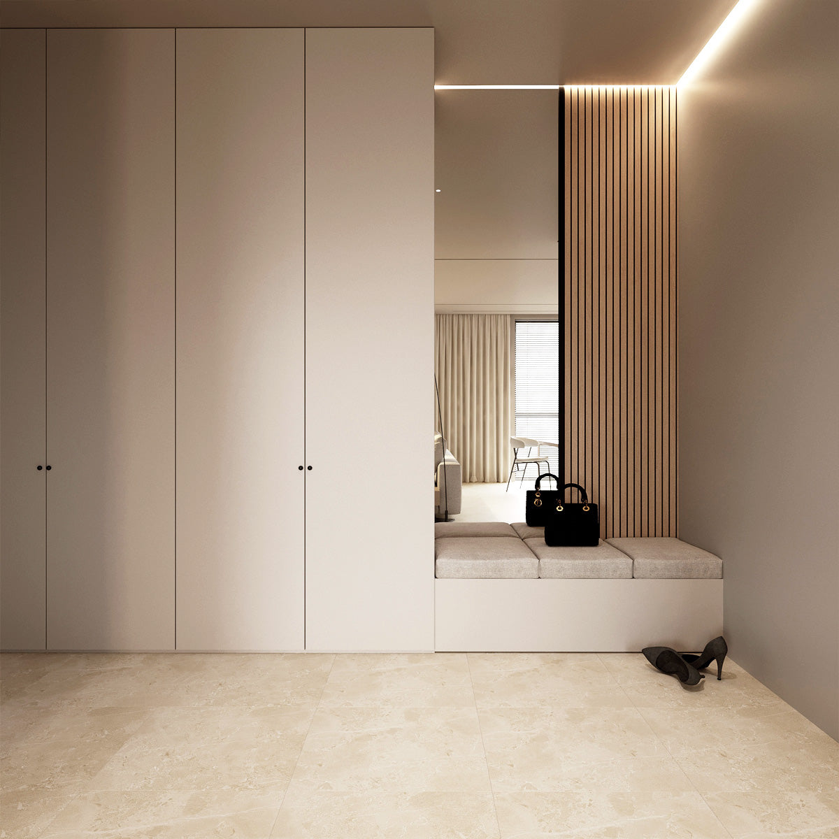 Klinker Pulse Cream Marmor Matt 60x60