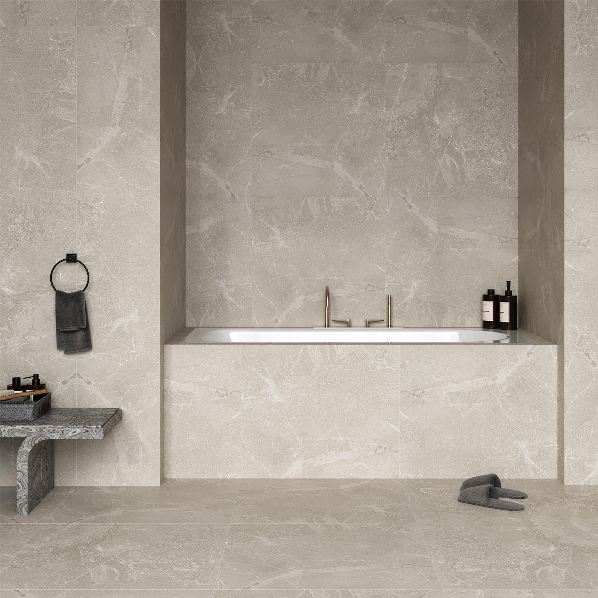 Klinker Pulse Taupe Marmor Matt 60x60