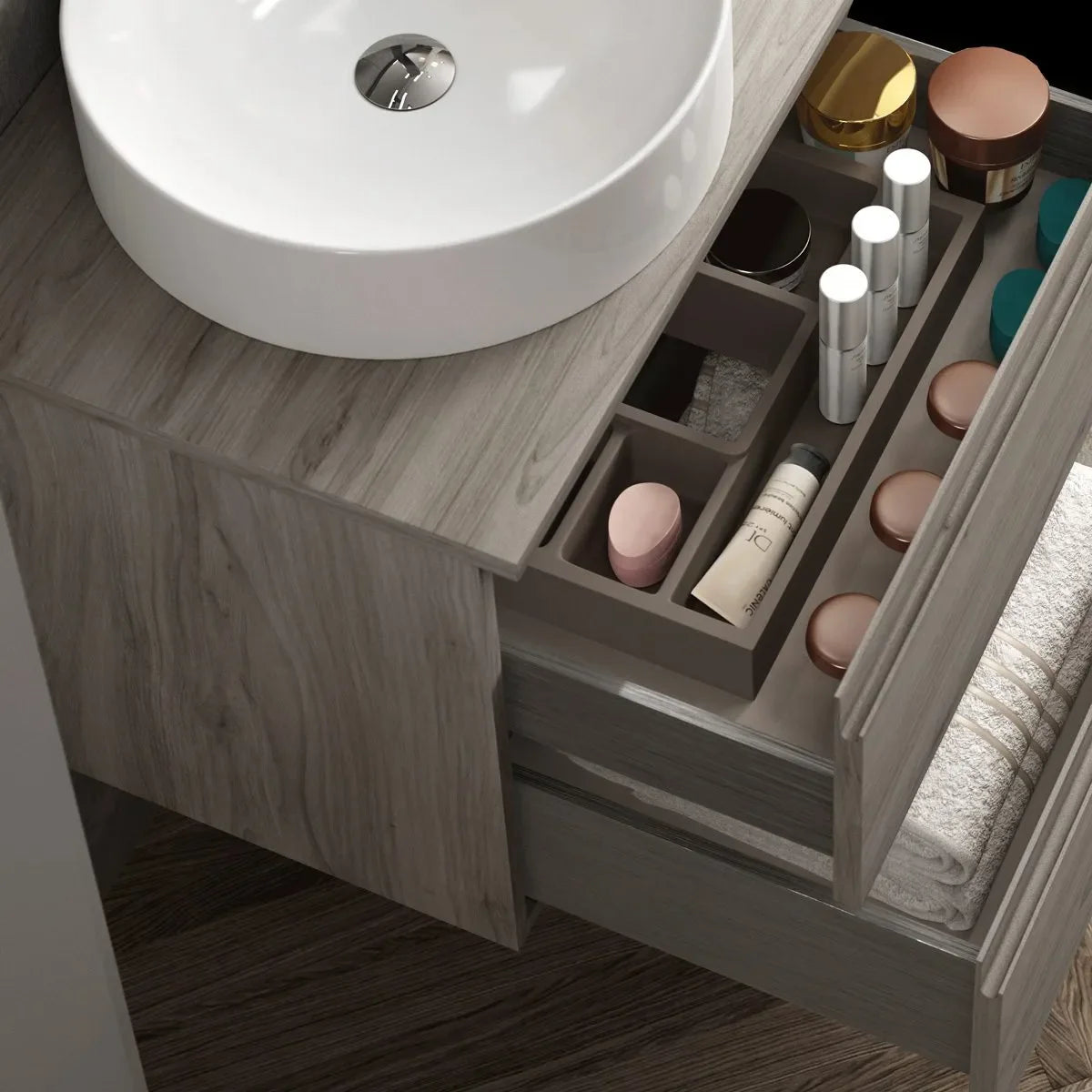 Kommod 120 cm Tenfors Norrvik Grå Furu 4 lådor