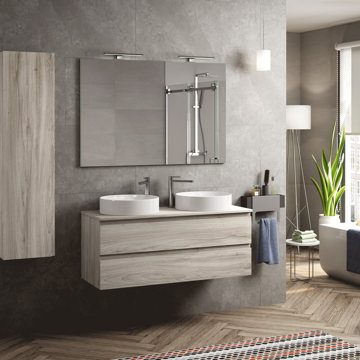 Kommod 120 cm Tenfors Norrvik Grå Furu