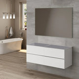 Kommod 120 cm Tenfors Harmoni Vit Matt 4 lådor