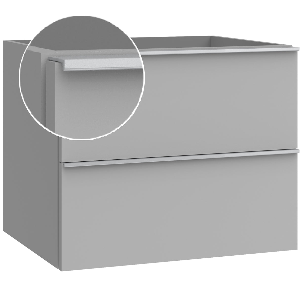 Kommod & Tvättställ 60 cm Tenfors Harmoni Grå Matt