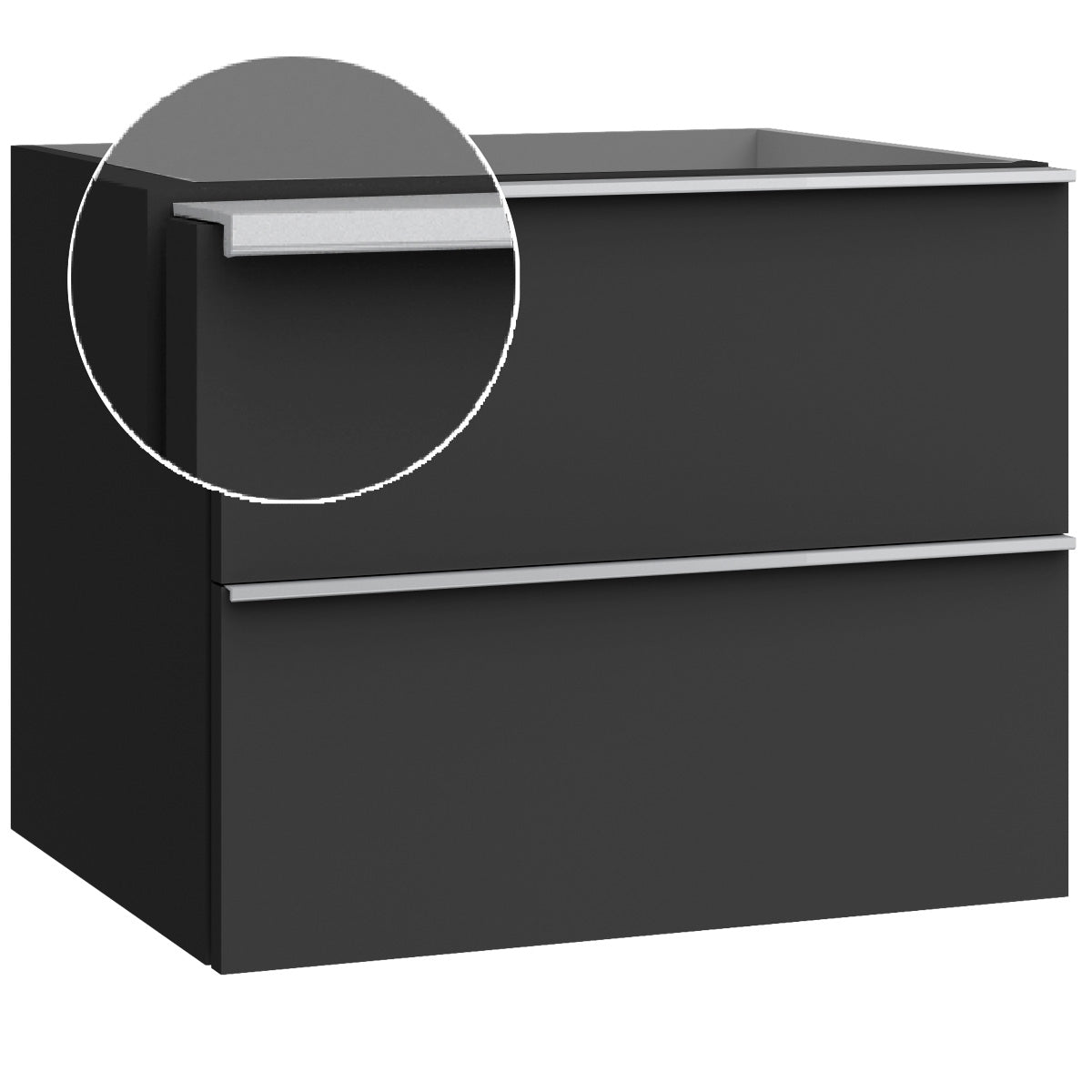 Kommod & Tvättställ 60 cm Tenfors Harmoni Svart Matt