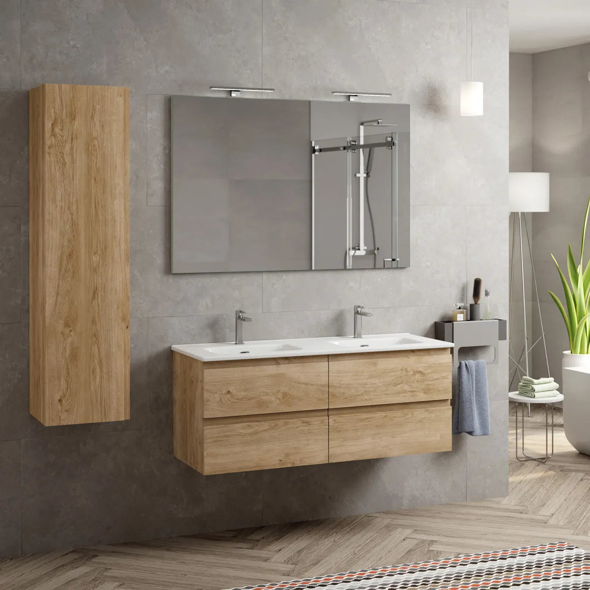 Provbit Kommod 120 cm Tenfors Norrvik Ek 4 lådor