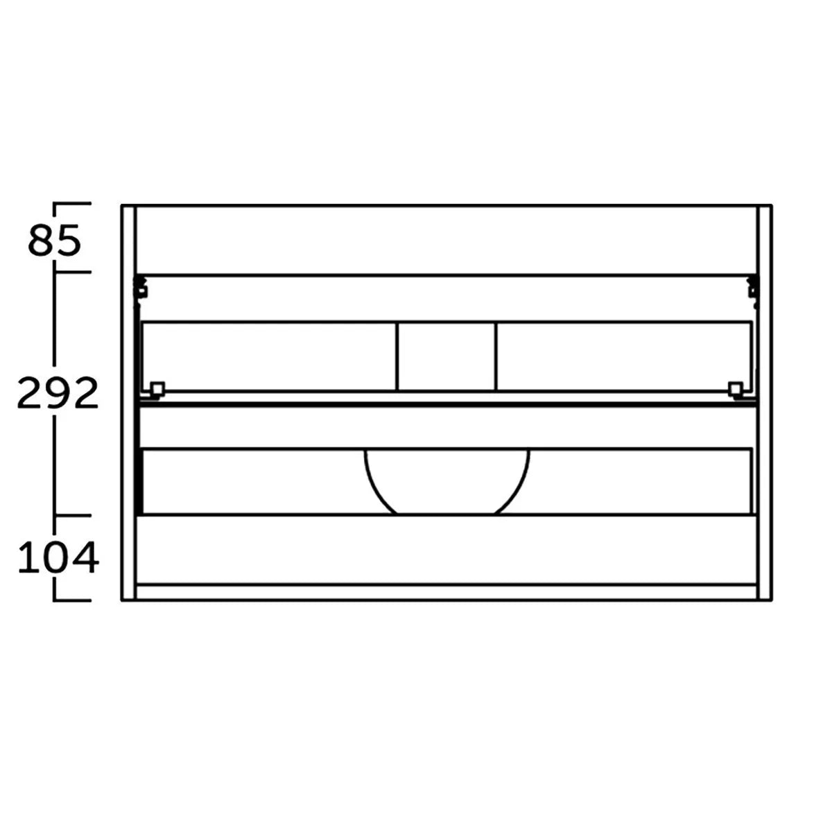 Kommod & Tvättställ 120 cm Tenfors Norrvik Ek 4 lådor