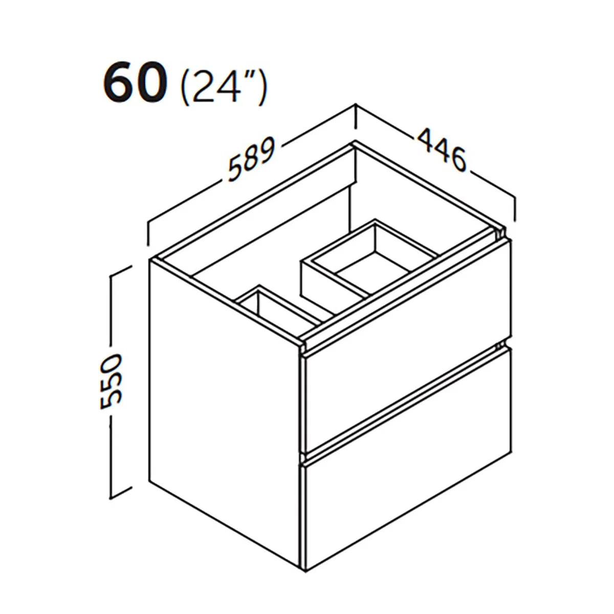 Kommod 120 cm Tenfors Viken Grå Matt 4 lådor