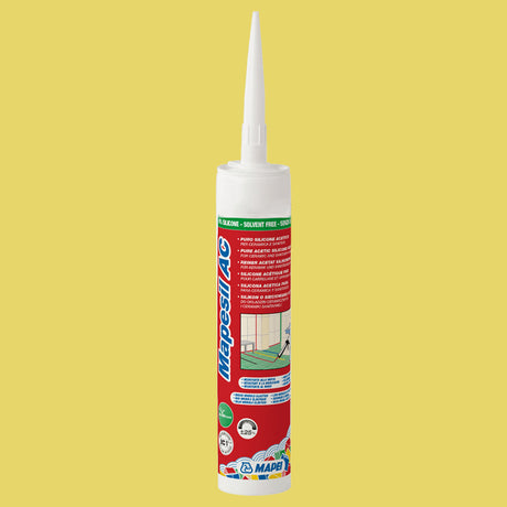 Mapesil AC Silikonfogmassa 150 Yellow
