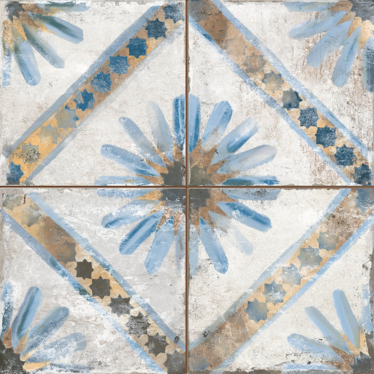 Gulvflis FS Marrakech Blue 45x45