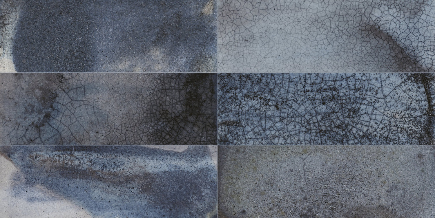 Kakel FS Raku Blue 20x40