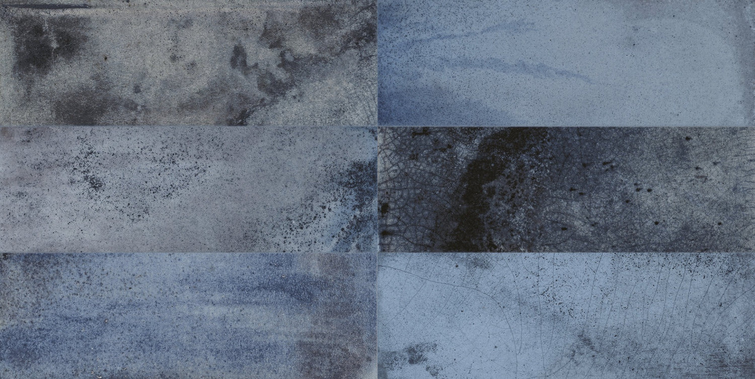 Kakel FS Raku Blue 20x40