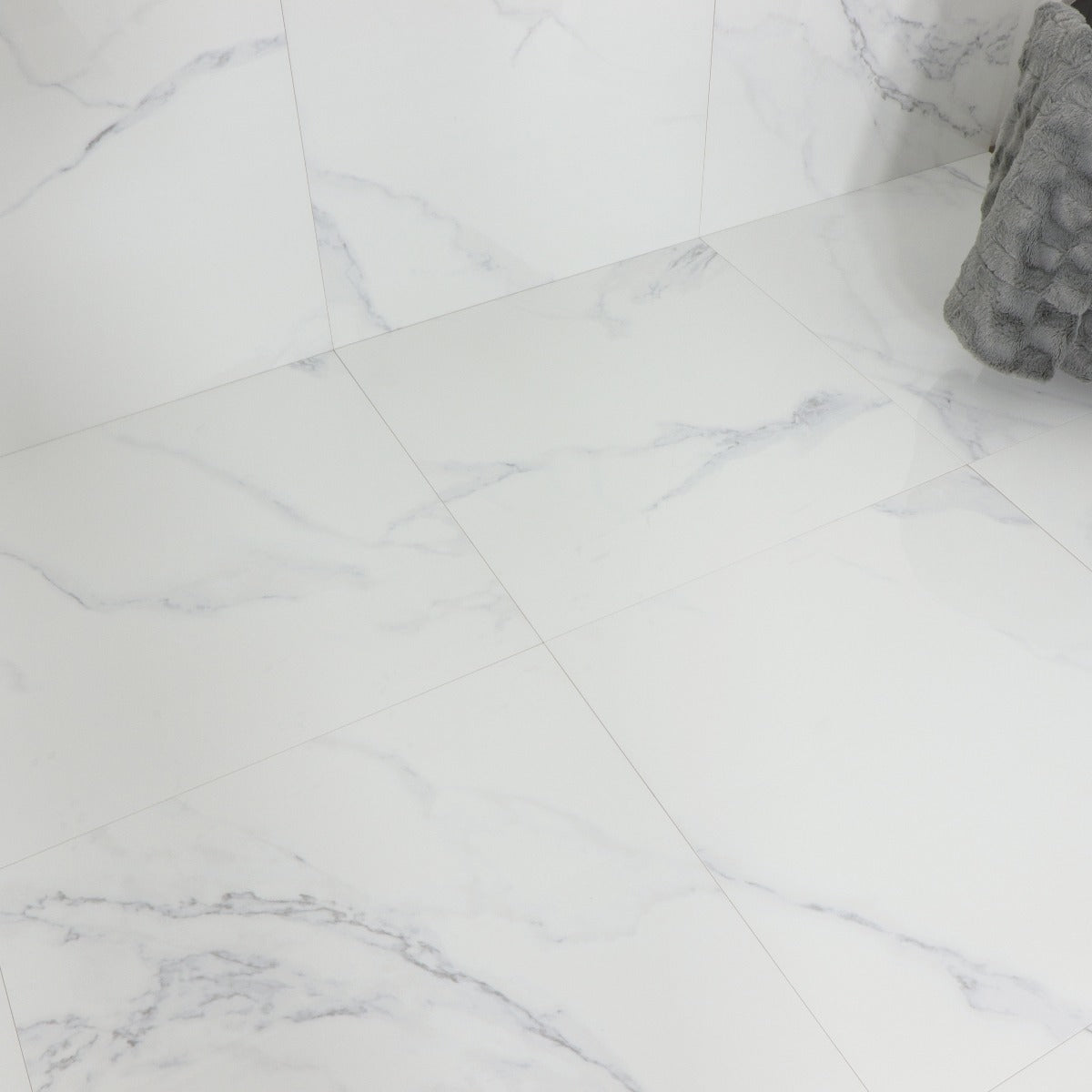 Gulvflis Calacatta Blanco Blank Marmor 60x60