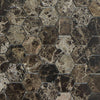 Mosaik Marmor Hexagon Emperador swatch