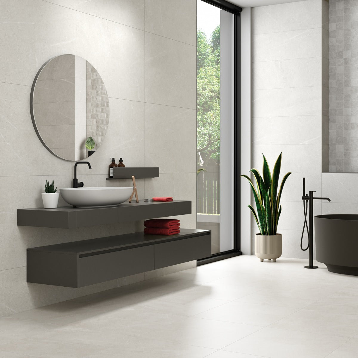 Klinker Bellevue White Marmor Matt 75x75