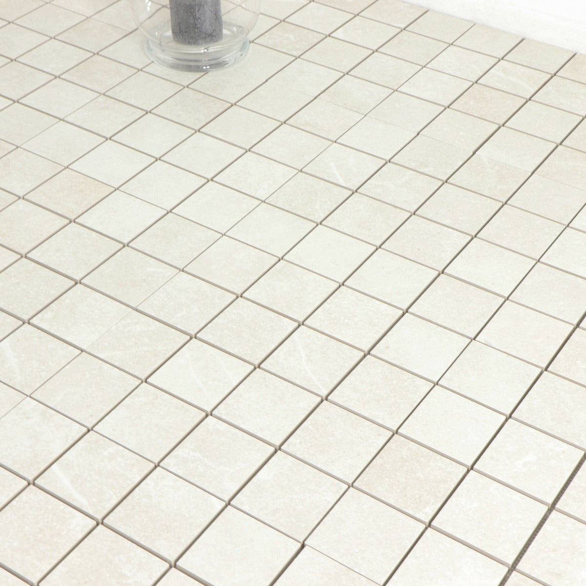 Mosaik Soapstone White Matt Marmor