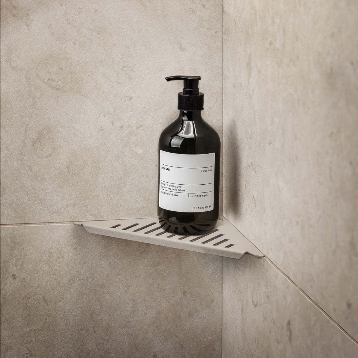 Duschhylla hörn New York Sandsten