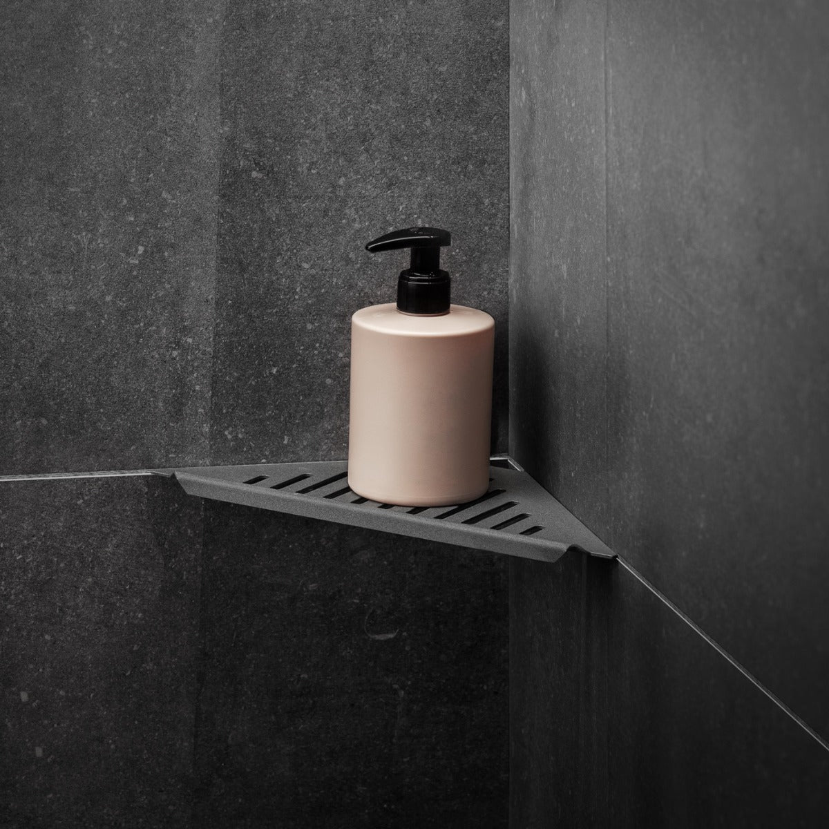 Duschhylla hörn New York Mörk Granit