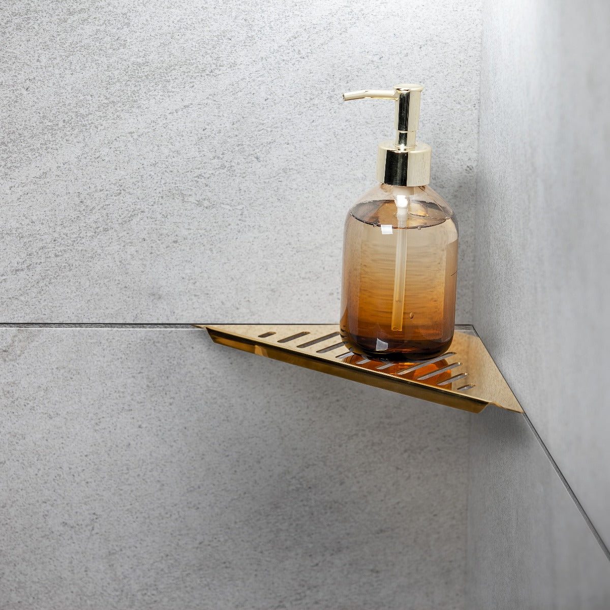 Dusjhylle hjørne New York Gold