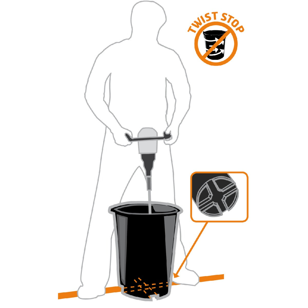 Hink 30 L Twist stop Heavy Duty