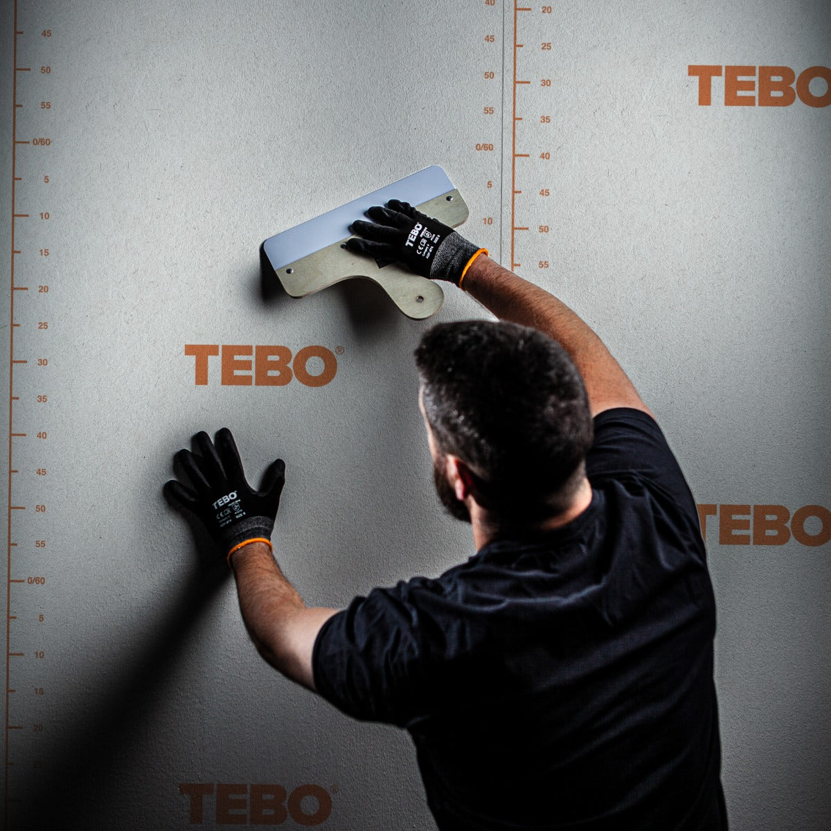 Bredspackel med plastblad 300 mm