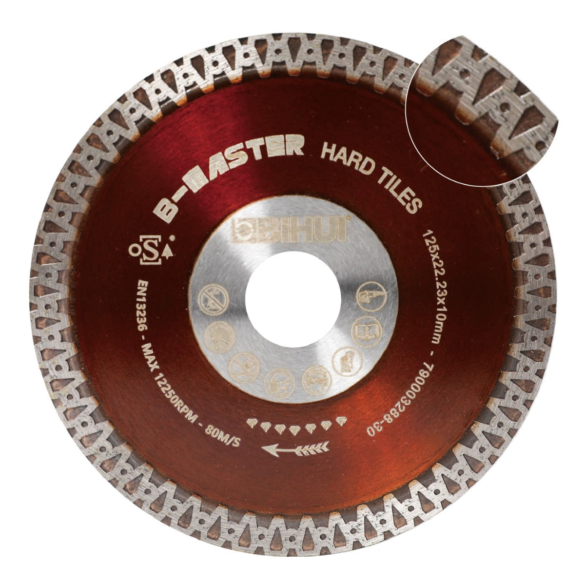 Diamantklinga Bihui B-Master 125 mm