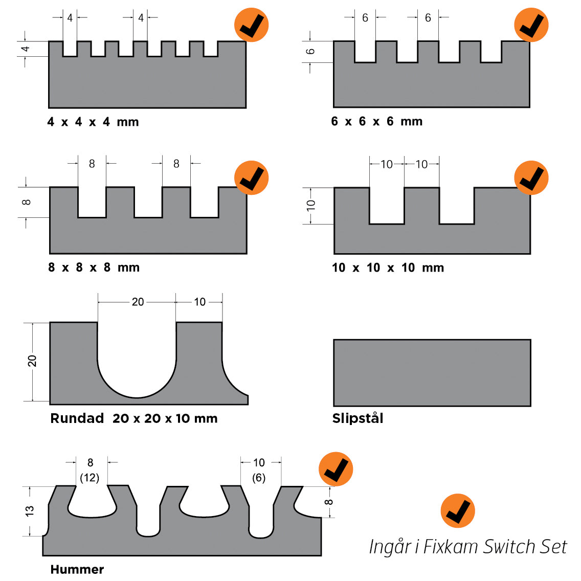 Fixkam Switch Set 280 mm