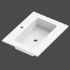 Tvättställ Solid Surface Tenfors Alpin 60 cm Vit Matt swatch