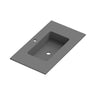 Tvättställ Solid Surface Tenfors Alpin 80 cm Antracit swatch