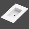Tvättställ Solid Surface Tenfors Alpin 80 cm Vit Matt swatch