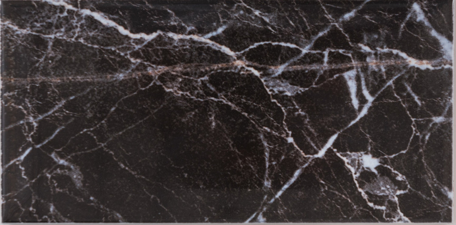 Kakel Metro Marquina Marmor 10x20