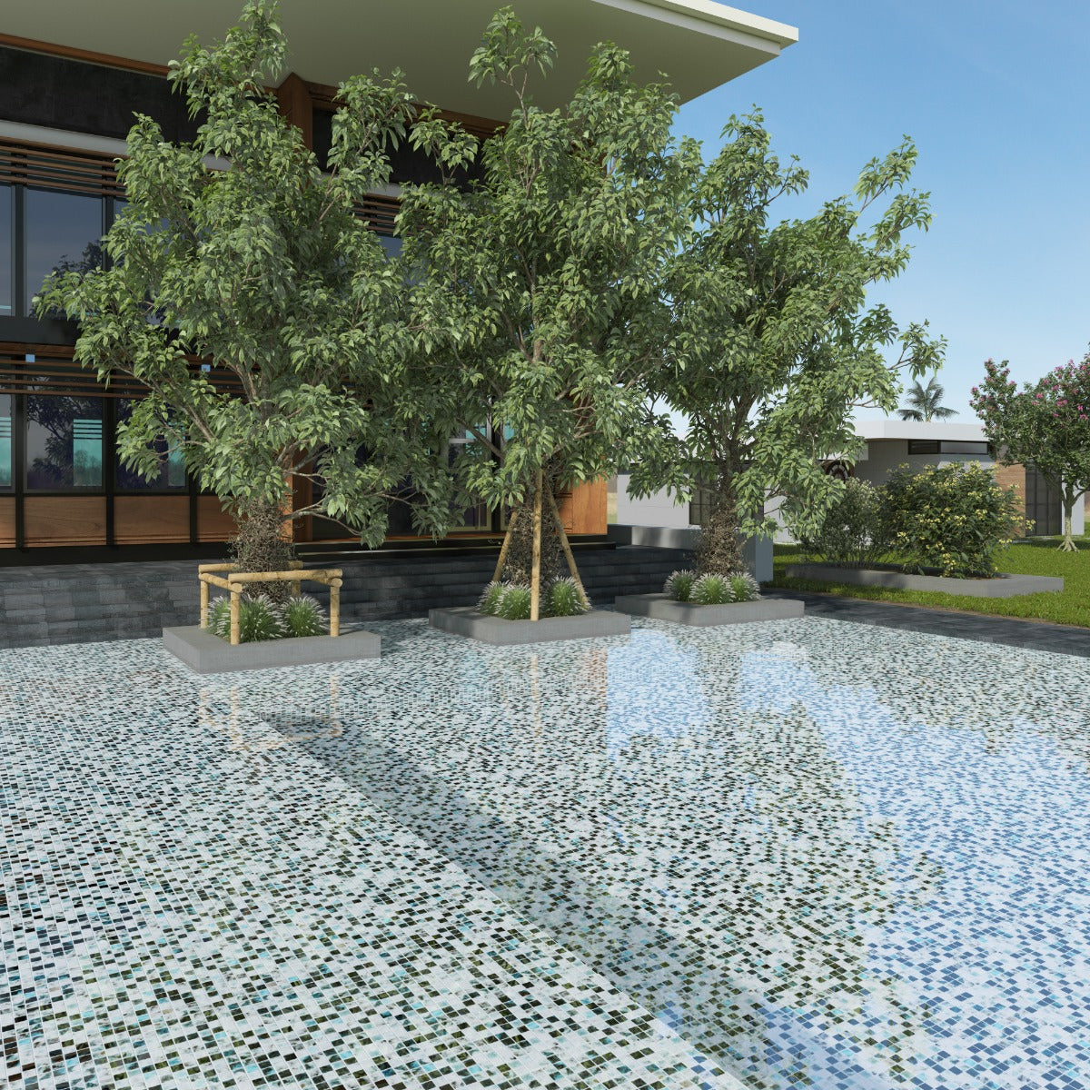 Poolmosaik Nature Air Force